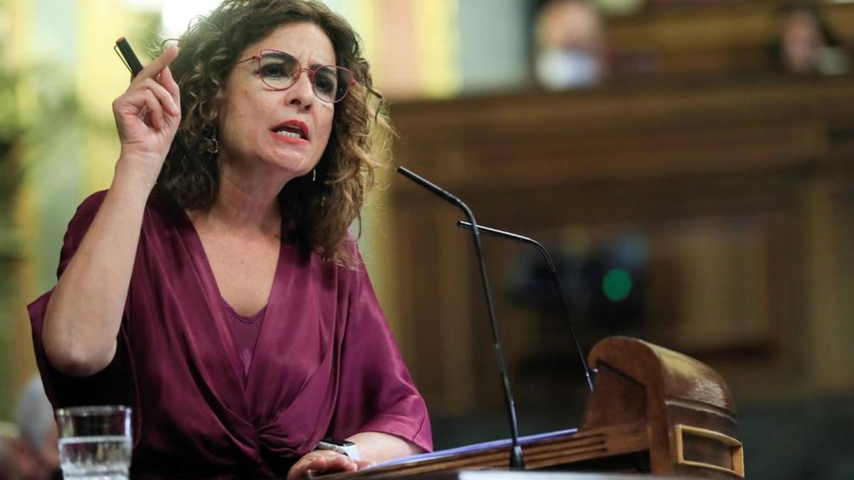FOTOGRAFÍA. MADRID (ESPAÑA), 03.11.2021. La ministra de Hacienda del Gobierno de coalición socialcomunista, María Jesús Montero. Efe (2)