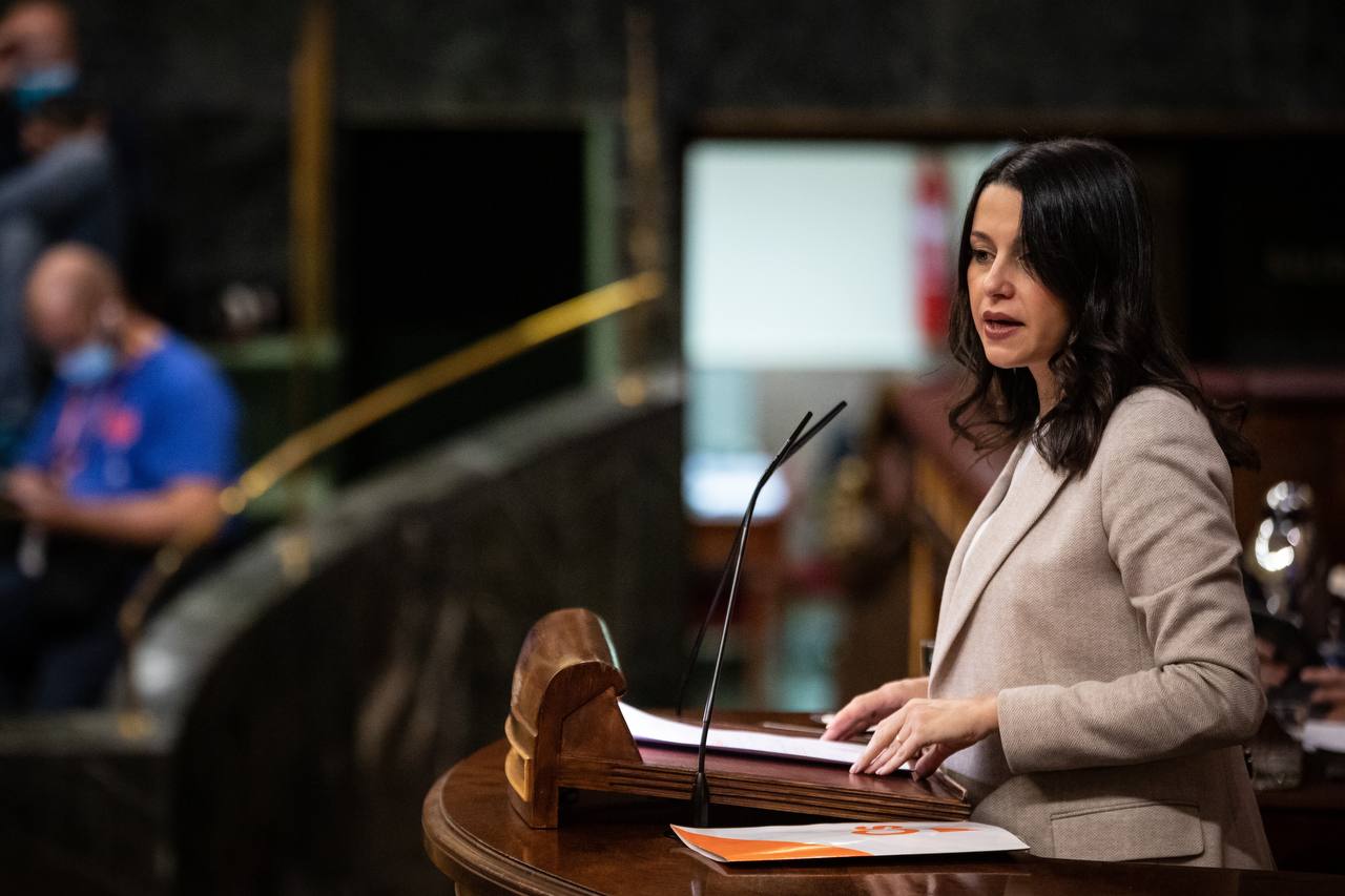 FOTOGRAFÍA. MADRID (ESPAÑA), 10.11.2021. La presidente de Ciudadanos (Cs), Inés Arrimadas García. (Ñ Pueblo) (1)