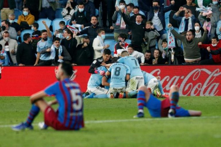 Iago Aspas Juncal culmina la rebeldía del Celta ante FC Barcelona en el último minuto (3-3) en Vigo