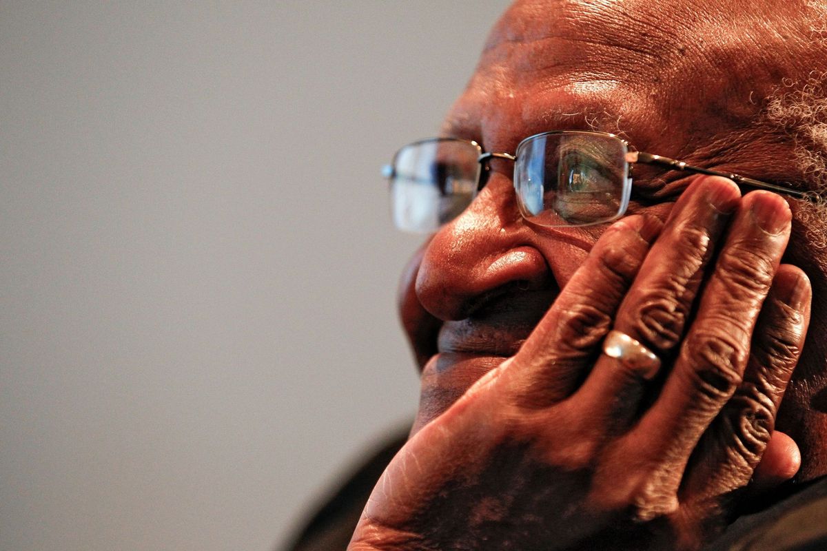FOTOGRAFÍA. JOHANESBURGO (SUDÁFRICA), 26.12.2021. El arzobispo emérito sudafricano Desmond Tutu. Efe