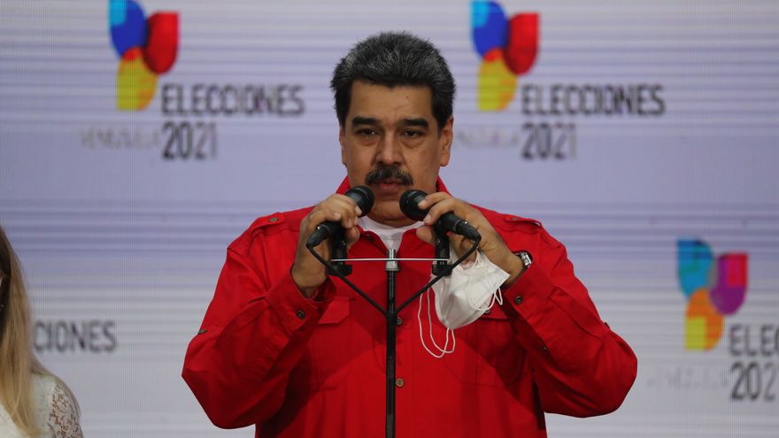 FOTOGRAFÍA. CARRACAS (VENEZUELA), 01.12.2021. El presidente venezolano, Nicolás Maduro, este miércoles. Efe