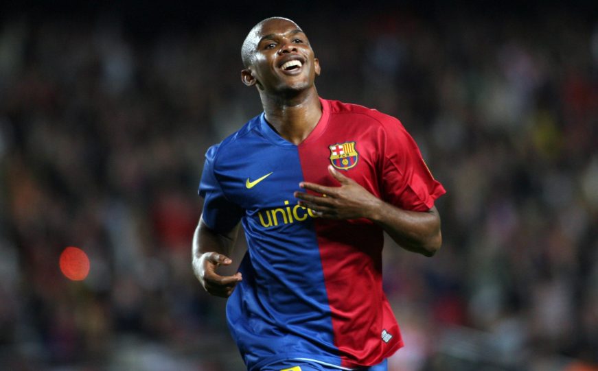 FOTOGRAFÍA. BARCELONA (ESPAÑA), TEMPORADA 2008-209. El delantero de FC Barcelona, Samuel Eto'o. FC Barcelona. Lasvocesdelpueblo (Ñ Pueblo)