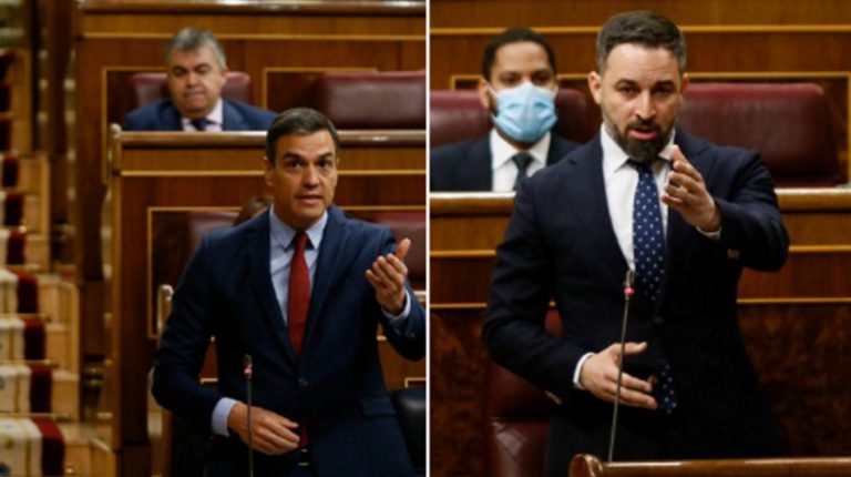 Sánchez decreta mascarilla obligatoria y Abascal (VOX): «Es un disparate». «No me la voy a poner»
