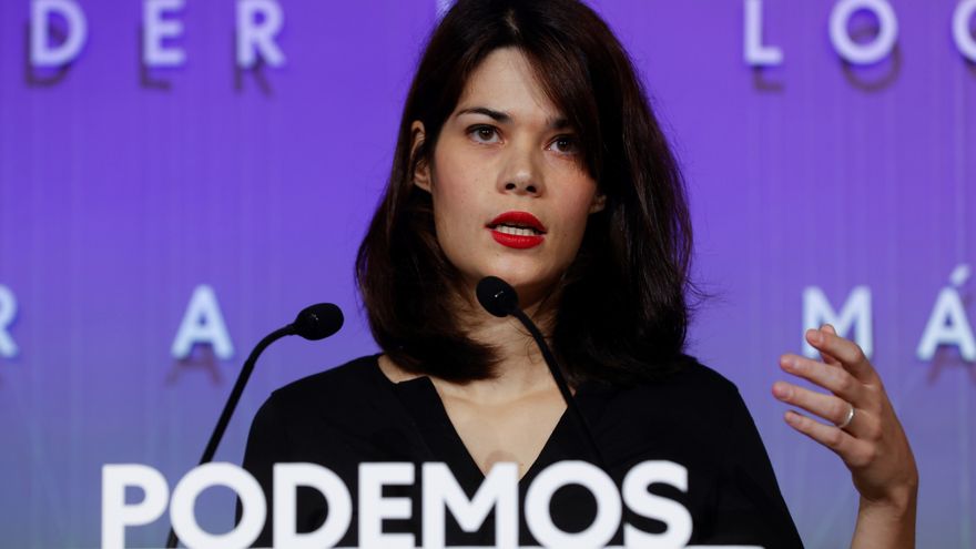 FOTOGRAFÍA. MADRID (ESPAÑA), 25.12.2021. La portavoz de la ultraizquierda Podemos, Isabel Serra Sánchez (Isa Serra). Efe