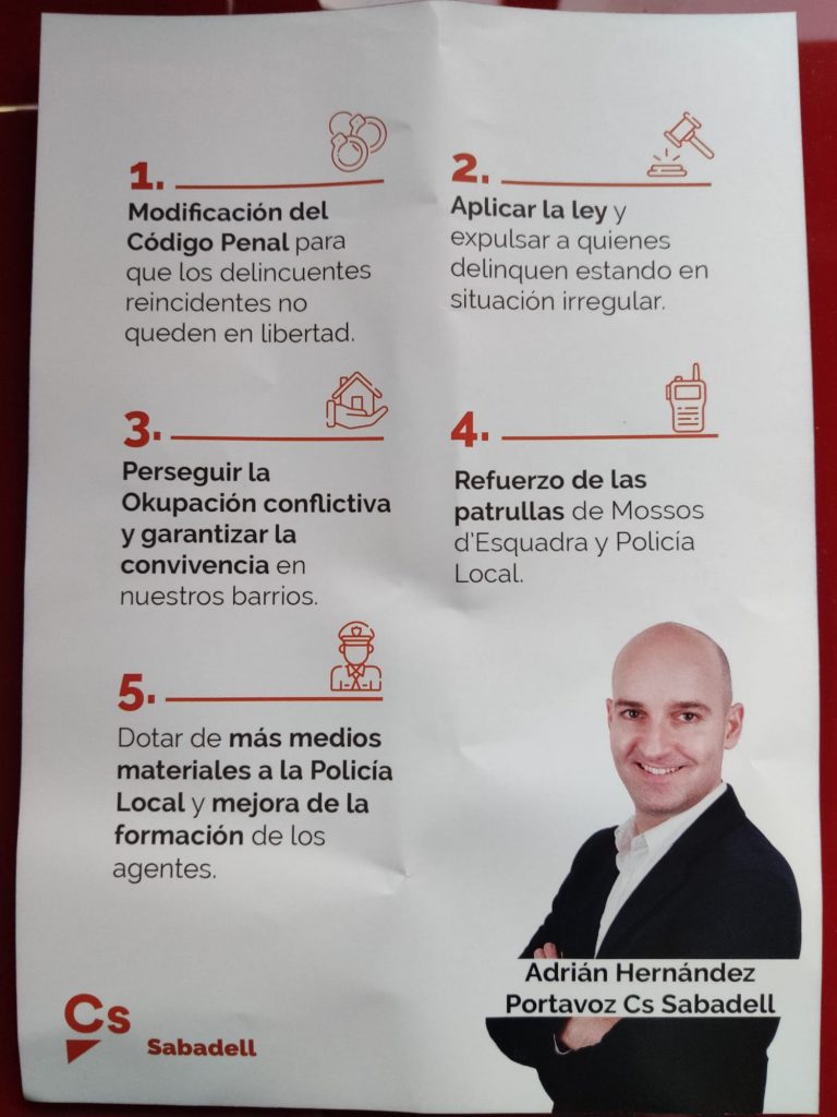 Ciudadanos plagia ahora a VOX: Expulsar a los inmigrantes ilegales, cadena perpetua y perseguir a los okupas