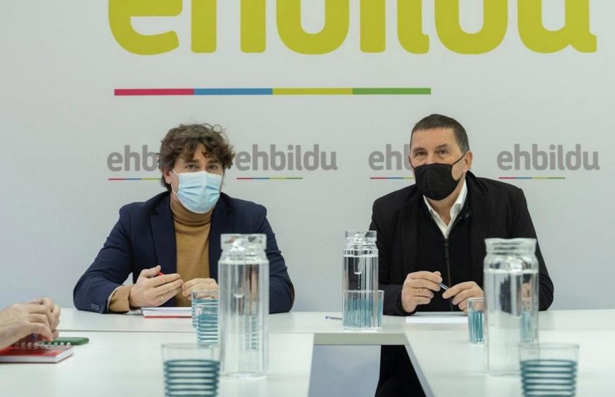 FOTOGRAFÍA. BILBAO (ESPAÑA), 19.01.2022. El PSOE ficha a Bildu, Brazo político de la ETA, como socio. Efe.