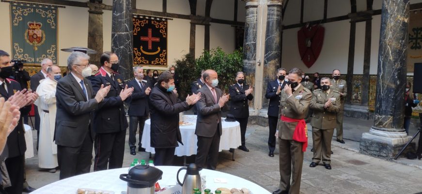 FOTOGRAFÍA. BARCELONA (ESPAÑA), 26.01.2022. El Teniente General del Ejército Fernando Aznar Ladrón de Guevara se despide de Cataluña. Ñ Pueblo (1)