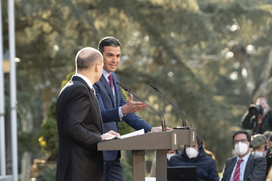 FOTOGRAFÍA. LA MONCLOA (MADRID) ESPAÑA, 17.01.2022. El presidente del de coalición del Reino de España, Pedro Sánchez Pérez Castejón. Ñ Pueblo (2)