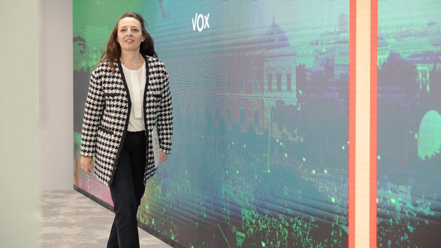 FOTOGRAFÍA. MADRID (ESPAÑA), 25.01.2022. Marta Castro Fuentes, la jefa de la vicesecretaría jurídica de VOX. Lasvocesdelpueblo (Ñ Pueblo)
