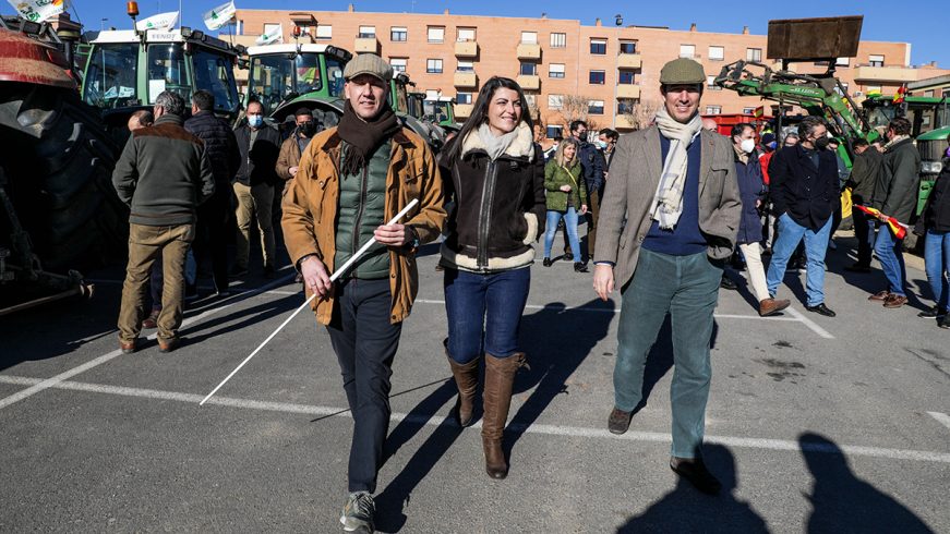 FOTOGRAFÍA. SALAMANCA (ESPAÑA), 28.01.2022. La secretaria general del Grupo Parlamentario VOX en el Congreso Diputados, Macarena Olona Choclán. Ñ Pueblo