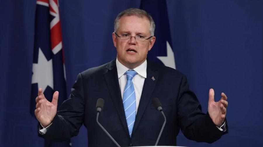 FOTOGRAFÍA. SIDNEY (AUSTRALIA), AÑO 2021. El primer ministro de Australia, el líder liberal de la dictadura sanitaria COVID Scott Morrison. Efe (1)