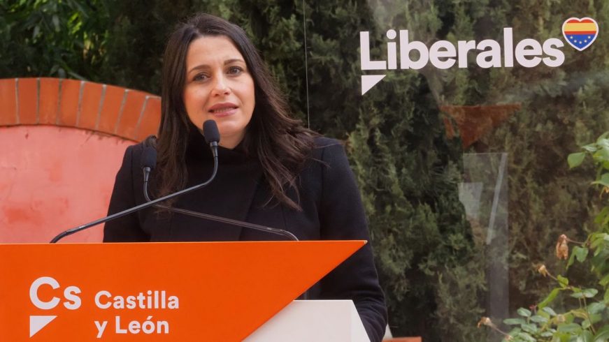 FOTOGRAFÍA. VALLADOLID (ESPAÑA), 09.01.2022. La presidente de Cs, Inés Arrimadas. Efe (2)