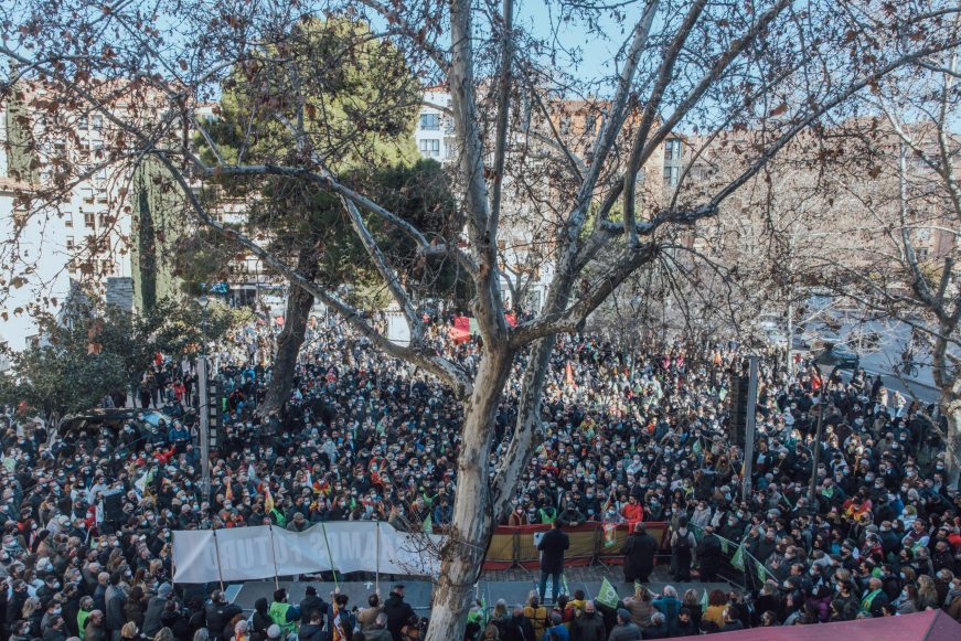 FOTOGRAFÍA. VALLADOLID (ESPAÑA), 15.01.2022. VOX presenta su candidatoal 13F Castilla y León, Juan García Gallardo Frings. Ñ Pueblo (1)