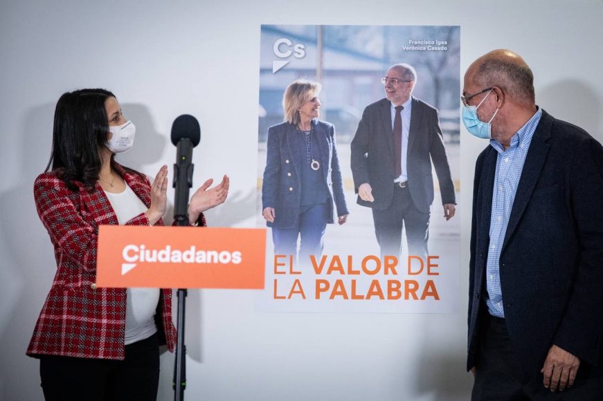 FOTOGRAFÍA. VALLADOLID (ESPAÑA), 27.01.2022. La presidente de Ciutadans Partit de la Ciutadanía-Ciudadanos (Cs), Inés Arrimadas García. Ñ Pueblo (4)