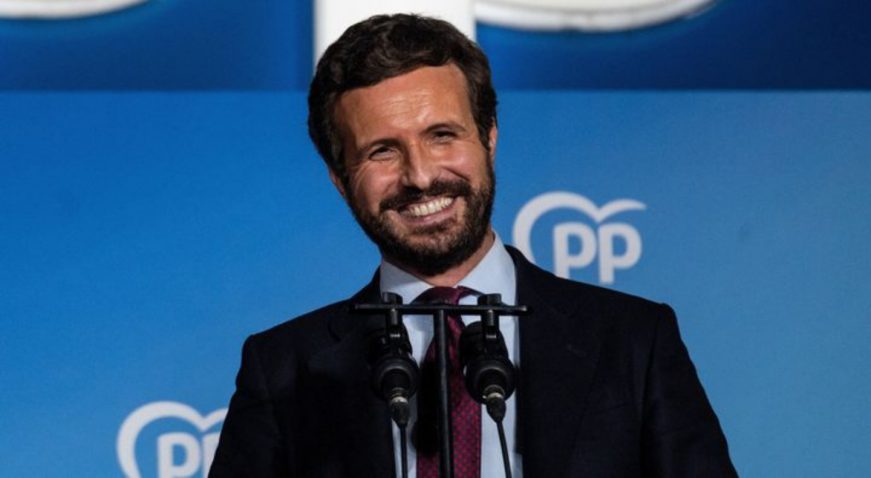 FOTOGRAFÍA. ESPAÑA, AÑO 2022. El presidente del Partido Popular (PP), Pablo Casado Blanco. Efe