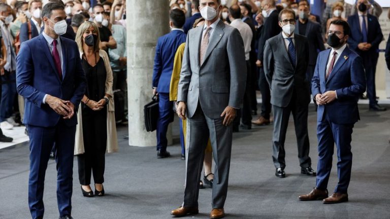El MWC reúne al Rey Felipe VI, Sánchez y Aragonés en Barcelona