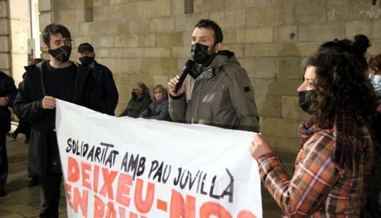 El delincuente Pau Juvillà Ballester reaparece tras su expulsión con un mensaje de «unidad» separatista contra España