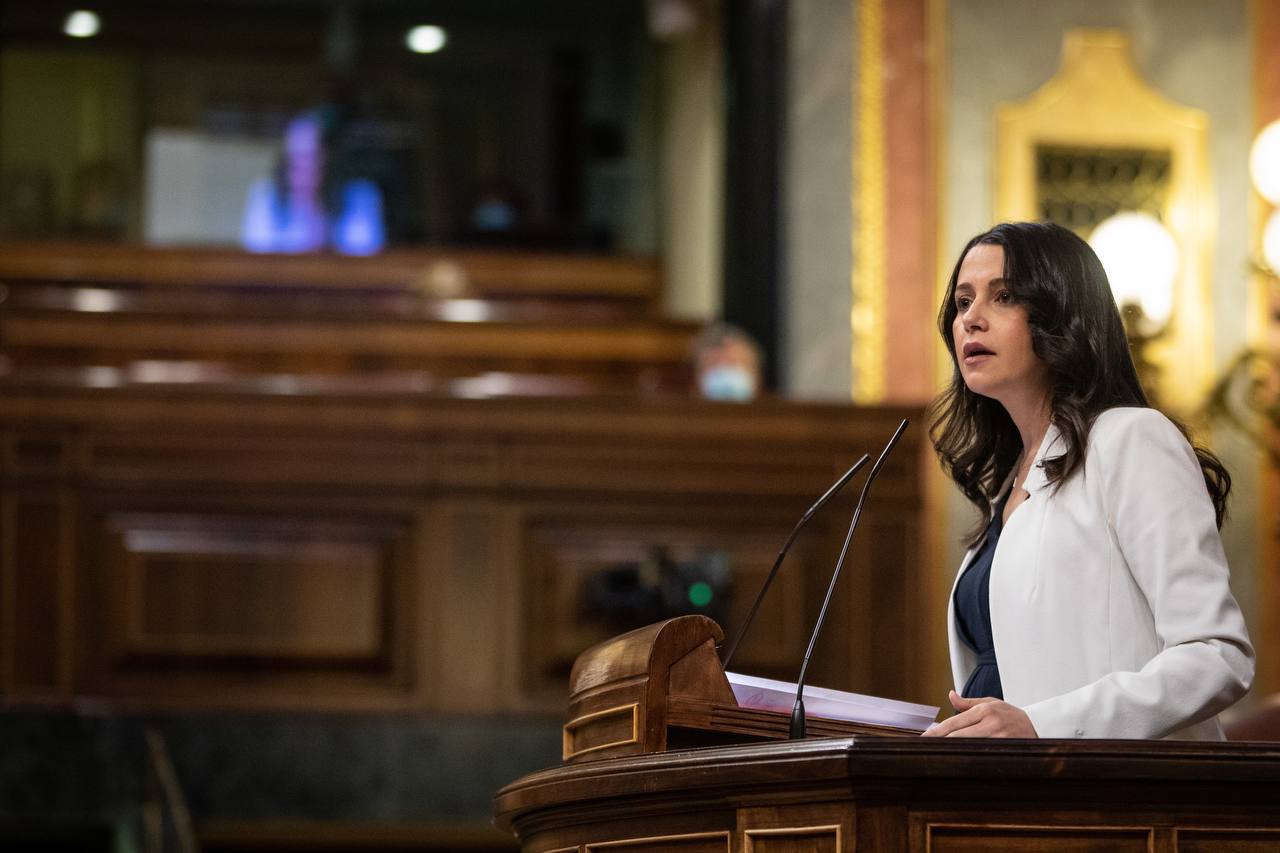 FOTOGRAFÍA. MADRID (ESPAÑA), 03.02.2022. La presidente de Ciutadans Partit de la Ciutadanía-Ciudadanos (Cs), Inés Arrimadas García.Ñ Pueblo
