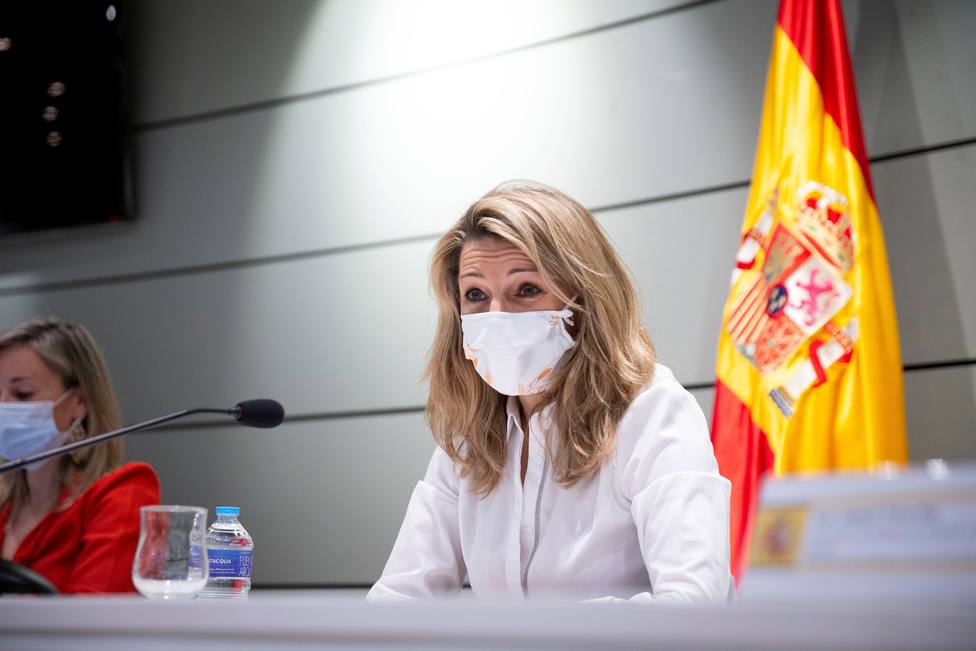 FOTOGRAFÍA. MADRID (ESPAÑA), 07.02.2022. La vicepresidente segunda y ministra de Trabajo de Gobierno de España, Yolanda Díaz Pérez. Efe