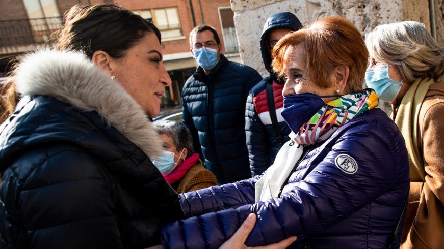 FOTOGRAFÍA. PEÑAFIEL (VALLADOLID) ESPAÑA, 04.02.2022. La secretaria general del Grupo Parlamentario de VOX en el Congreso, Macarena Olona Choclán. Ñ Pueblo
