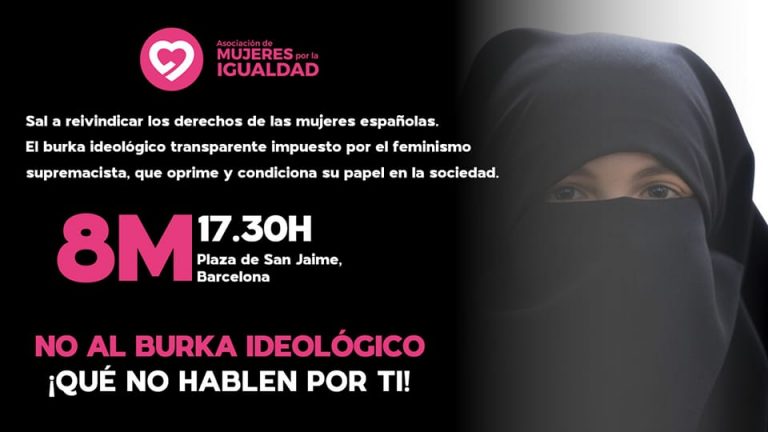 Asociación Mujeres por la Igualdad (AMPI) convoca el 8-M en Plaza San Jaime de Barcelona
