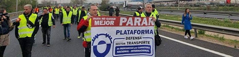 Transportistas catalanes a Sánchez: «Ni un paso atrás», «Nos sale más la cuenta tener el camión parado que trabajar»