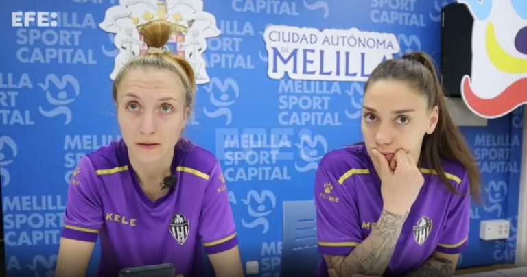 Futbolistas ucraniana Shulha y Vika: «Ucrania está dispuesta morir por la paz»