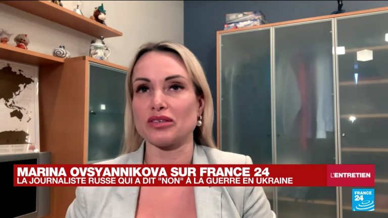 Periodista Televisión de Rusia Marina Ovsyannikova: «No soy parte de la escoria» de Putin