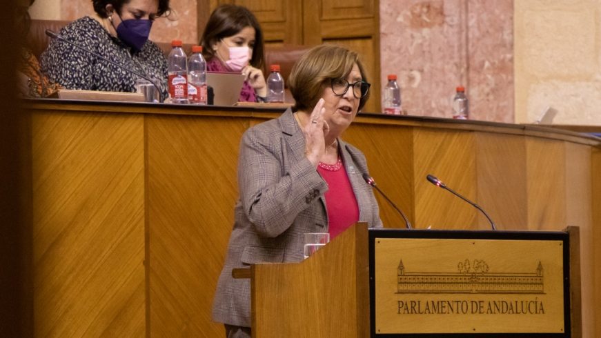 FOTOGRAFÍA. SEVILLA (ESPAÑA), 10.03.2022. Ana Gil Román, parlamentaria de VOX por Málaga al Parlamento de Andalucía. (Ñ Pueblo)