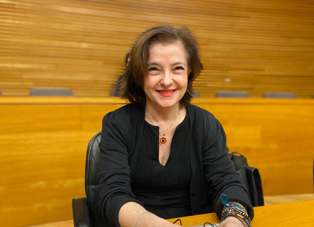 FOTOGRAFÍA. VALENCIA (ESPAÑA), 03.03.2022. La diputada del Grupo Parlamentario VOX Comunidad Valenciana, Ángeles Criado. Lasvocesdelpueblo (Ñ Pueblo)