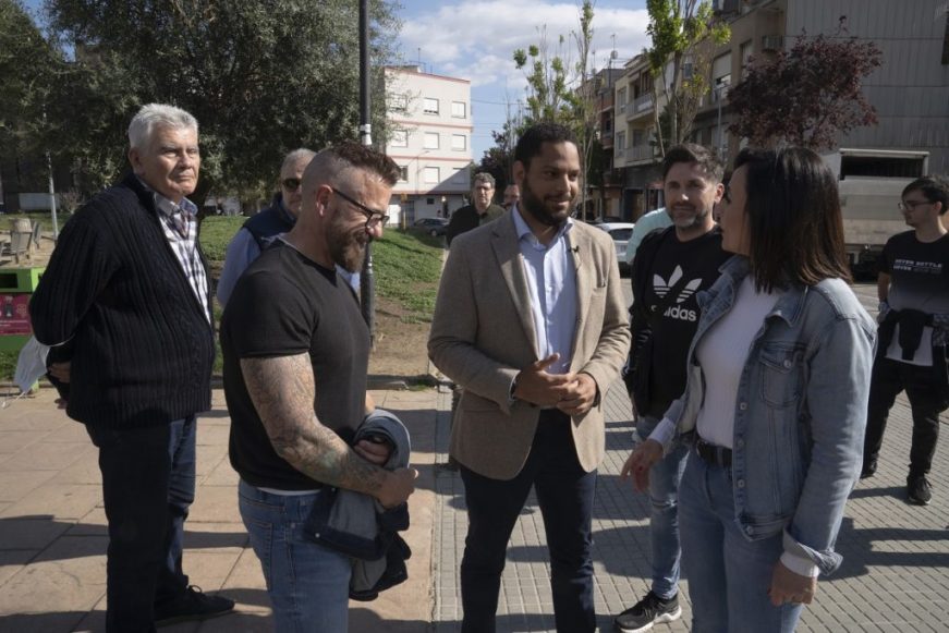 Ignacio Garriga Vaz de Concicao y Alicia Tomás en Ca N'Anglada (Tarrasa), 25.04.2022.