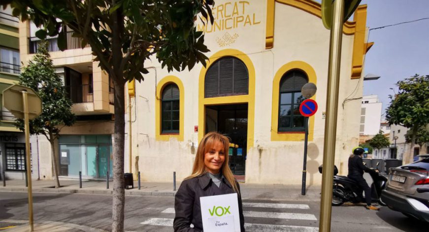 la coordinadora de VOX Cambrils, Isabel Segarra