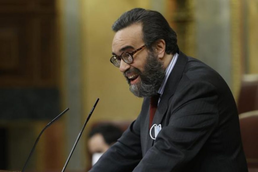 FOTOGRAFÍA. MADRID (ESPAÑA), AÑO 2022. El diputado del Grupo Parlamentario de Vox en el Congreso de los Diputados, José María Sánchez García. Efe