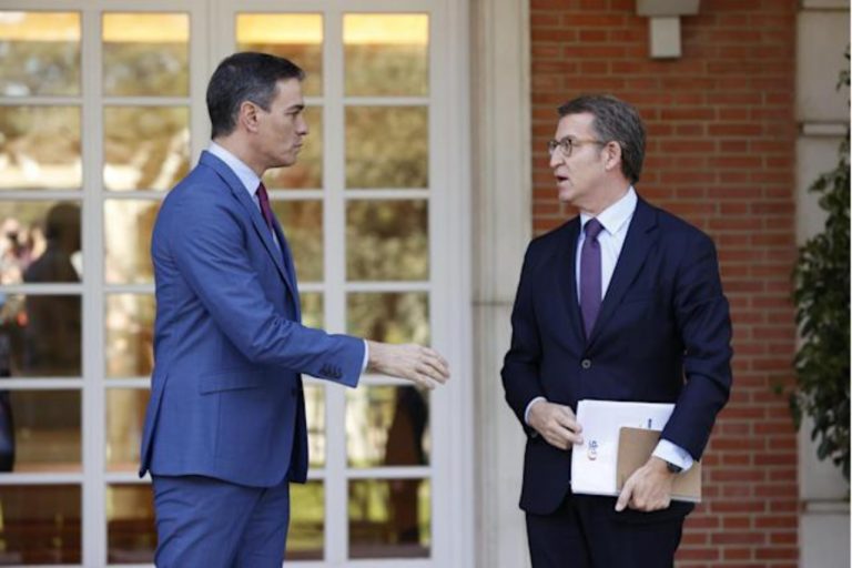 La foto Sánchez y Feijóo| Más «género» y reparto de sillas en en Poder Judicial y Tribunal Constitucional
