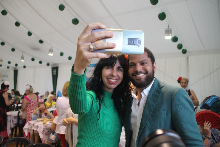 Galería foto de la visita de Buxadé y Garriga a la caseta de VOX en la 49ª Edición de la Feria de Abril de Cataluña