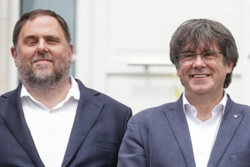 Junqueras y Puigdemont