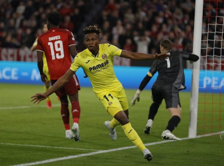 El Villarreal de Samuel Chukwueze se clasifica para las semifinales de la Liga de Campeones