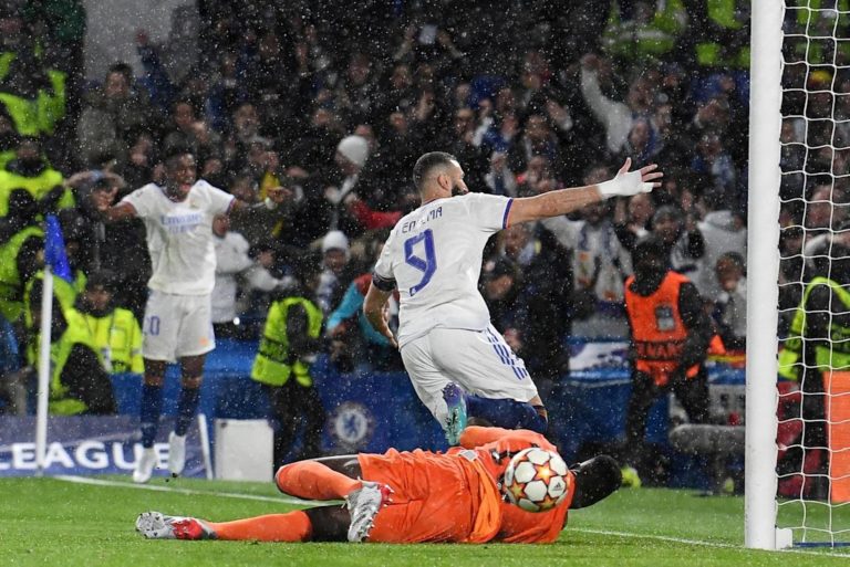 Cuartos de finales de la Champions| Karim Benzema se adueña del Chelsea con su segundo ‘hat trick’ seguido 