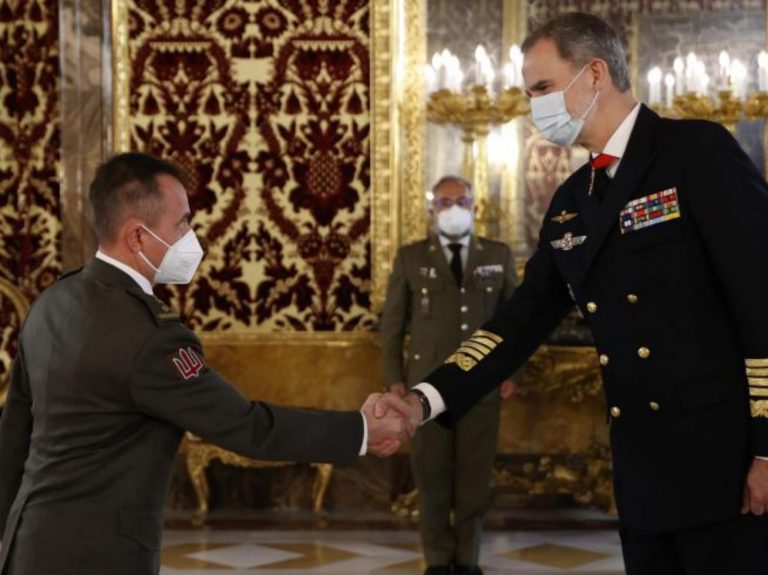 Ucrania| El rey de España recibe al agregado militar de Ucrania: el coronel Serhii Vtorykh