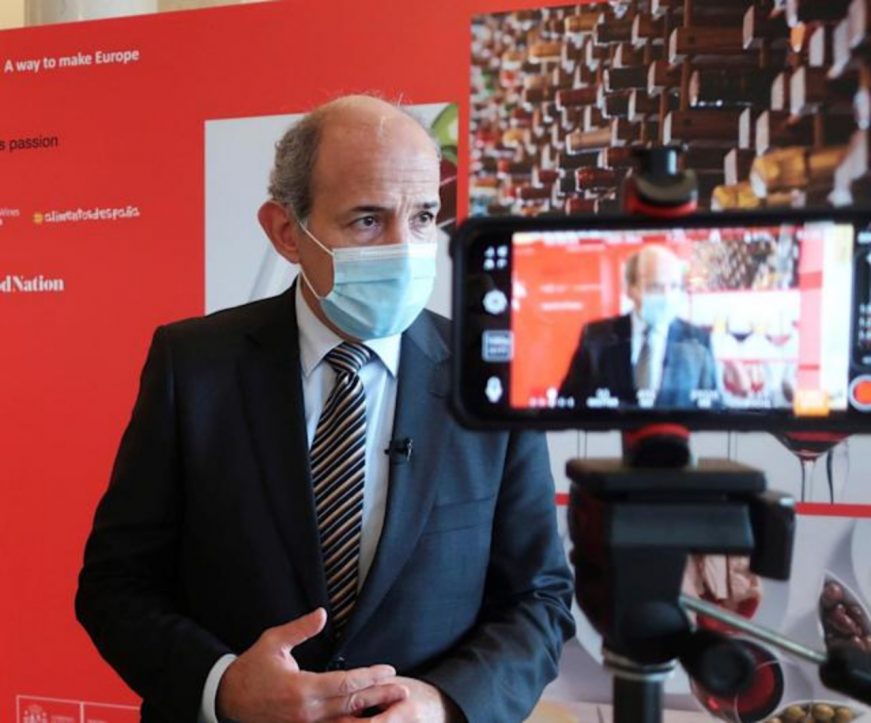 FOTOGRAFÍA. MOSCÚ (RUSIA), 18.05.2022. El embajador de España en Moscú Marcos Gómez Martínez. Efe