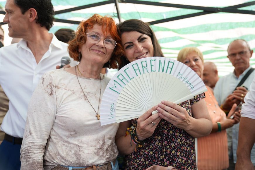 FOTOGRAFÍA. ALHAURÍN DE LA TORRE (ESPAÑA), 20.05.2022. La candidata de VOX España, Macarena Olona Choclán. Ñ Pueblo (1)