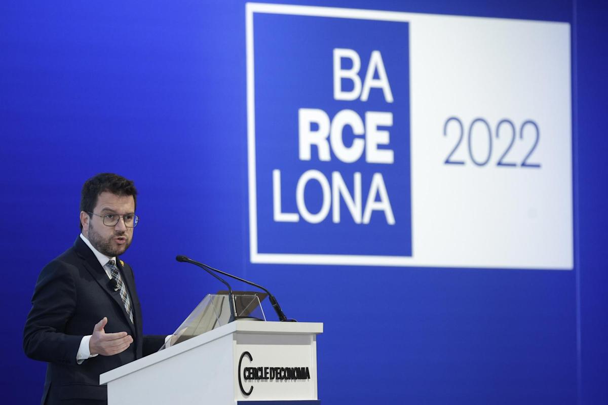 FOTOGRAFÍA. BARCELONA (ESPAÑA), 04.05.2022. El presidente del Gobierno separatista de la Generalidad de Cataluña, Pere Aragonès García. Efe (1)