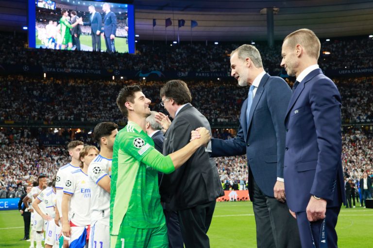 Champions| El rey Felipe VI de España asistió a la final de la decimocuarto copa del Real Madrid 