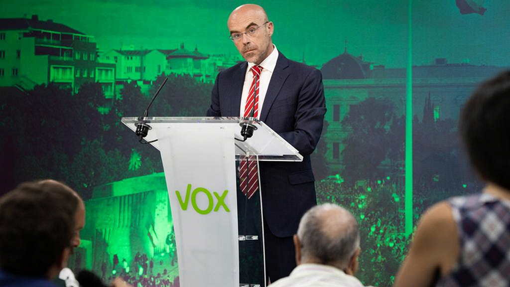 FOTOGRAFÍA. MADRID (ESPAÑA), 11.07.2022. El vicepresidente primero de Acción Política de VOX, Jorge Buxadé Villalba. Ñ Pueblo
