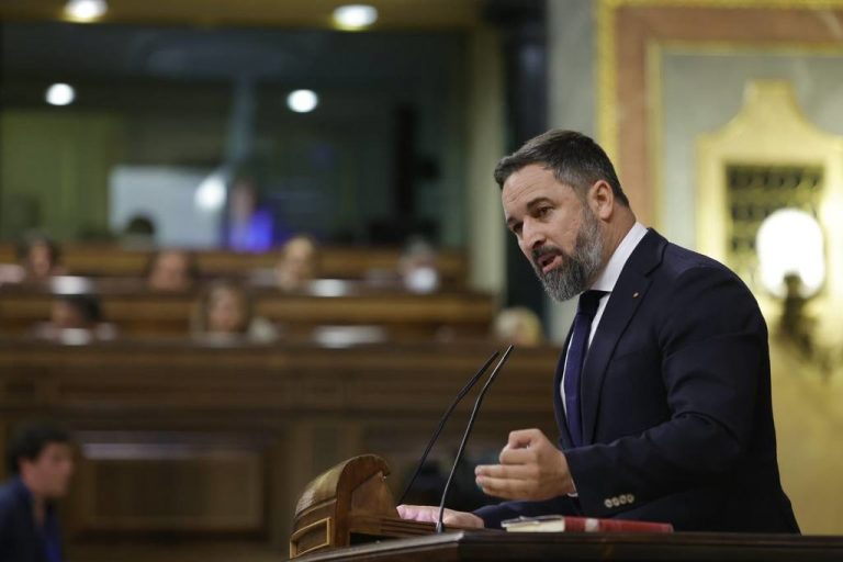 Debate sobre estado de la Nación| Abascal: VOX «reconstruirá todo lo que destruyan y levantará todo lo que derriben: desde la economía hasta las cruces»
