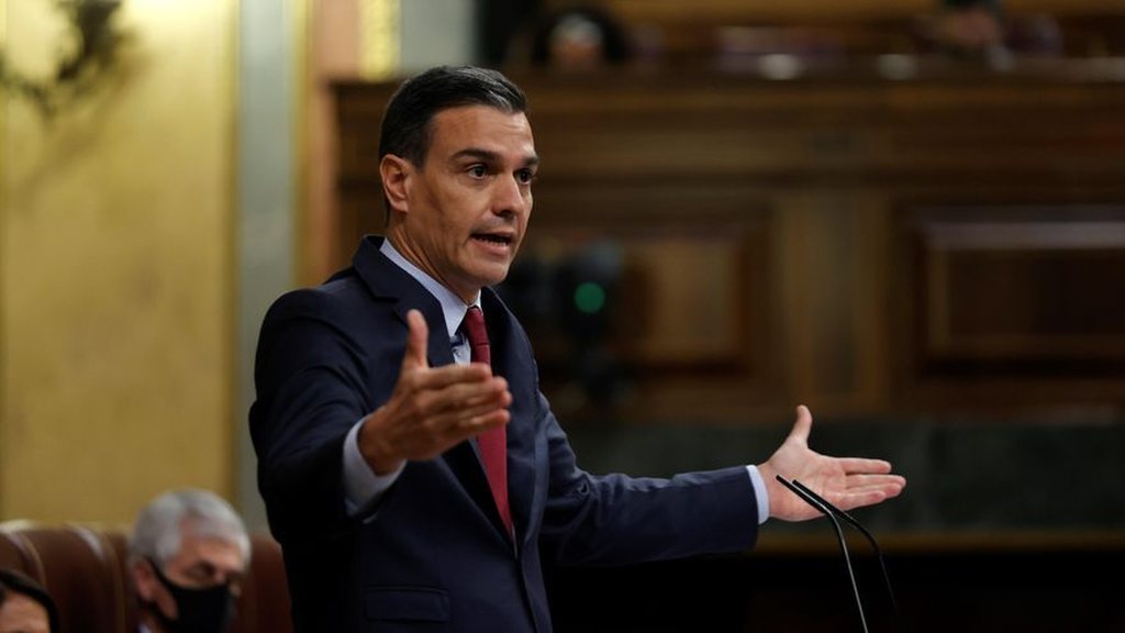 FOTOGRAFÍA. MADRID (ESPAÑA), 12.07.2022. El presidente del Gobierno, Pedro Sánchez, durante el debate sobre el estado de la nación. Efe (3)
