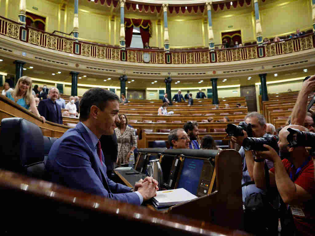 FOTOGRAFÍA. MADRID (ESPAÑA), 13.07.2022. El presidente del Gobierno de coalición socialcomunista de España, Pedro Sánchez Pérez Castejón. Ñ Pueblo