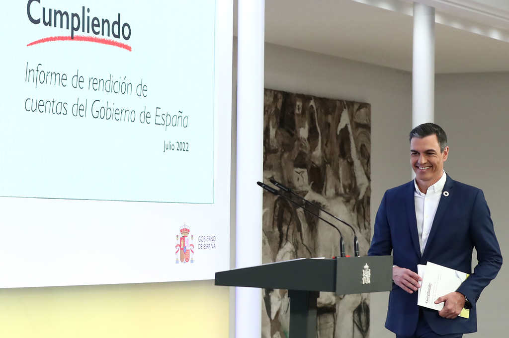 FOTOGRAFÍA. MADRID (ESPAÑA), 29.07.2022. El presidente del Gobierno de coalición socialcomunista de España, Pedro Sánchez Pérez Castejón. Ñ Pueblo (1)