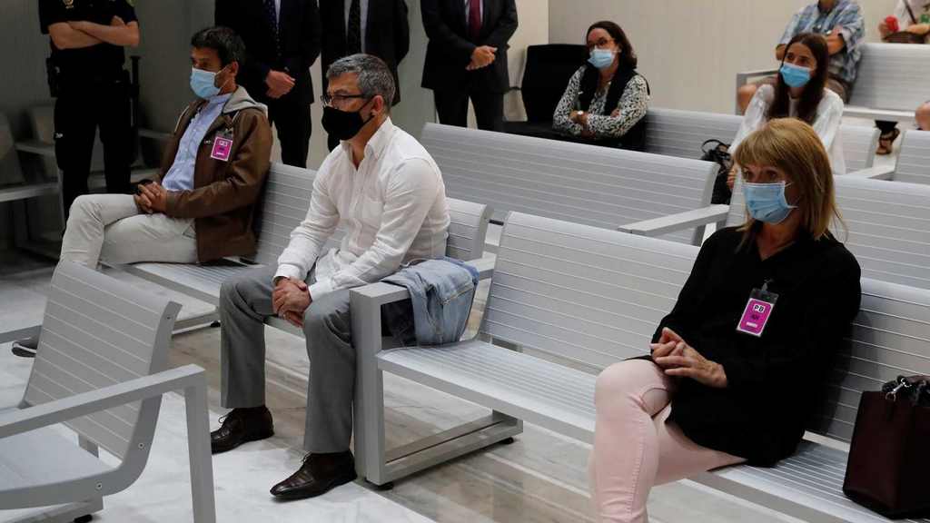 FOTOGRAFÍA. MADRID (ESPAÑA), AÑO 2022. Los antiguos miembros de la banda terrorista ETA, Óscar Abad Palacios, José Ramón Martínez y Carmen Guisasola Solozábal. Efe