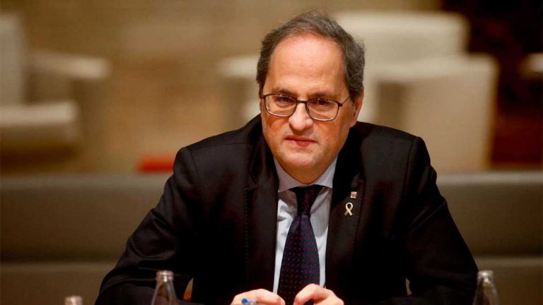 Cataluña| Torra advierte de una crisis de Gobierno si con los votos de ERC la Mesa suspende a la presidente del Parlamento Laura Borràs Castanyer